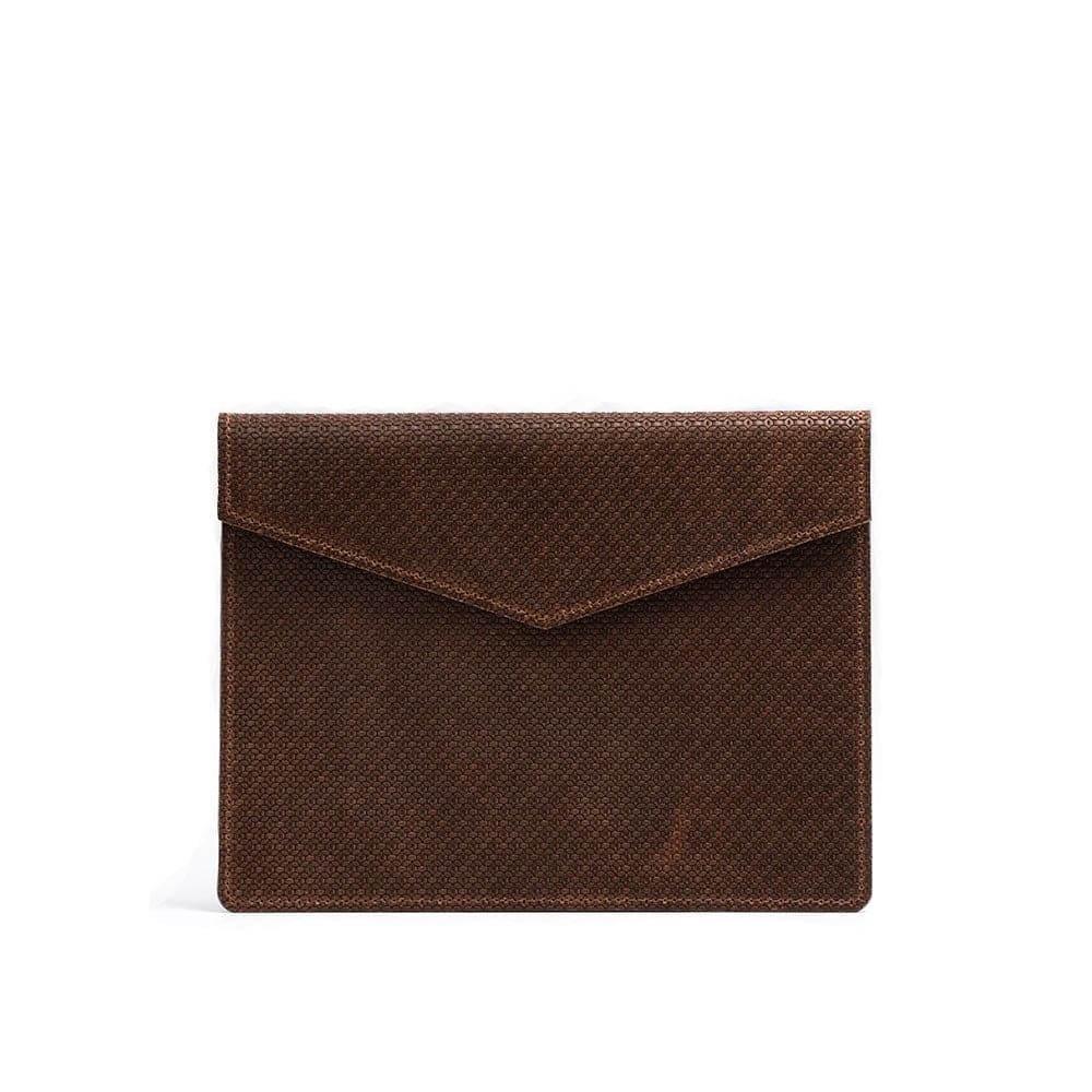 Leather Sleeve for iPad - Geometric Net
